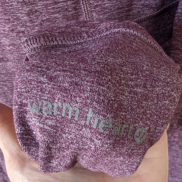Lululemon Run Your Heart Out Half Zip Ruffles Cuffins Zip Pocket - Picture 12 of 12